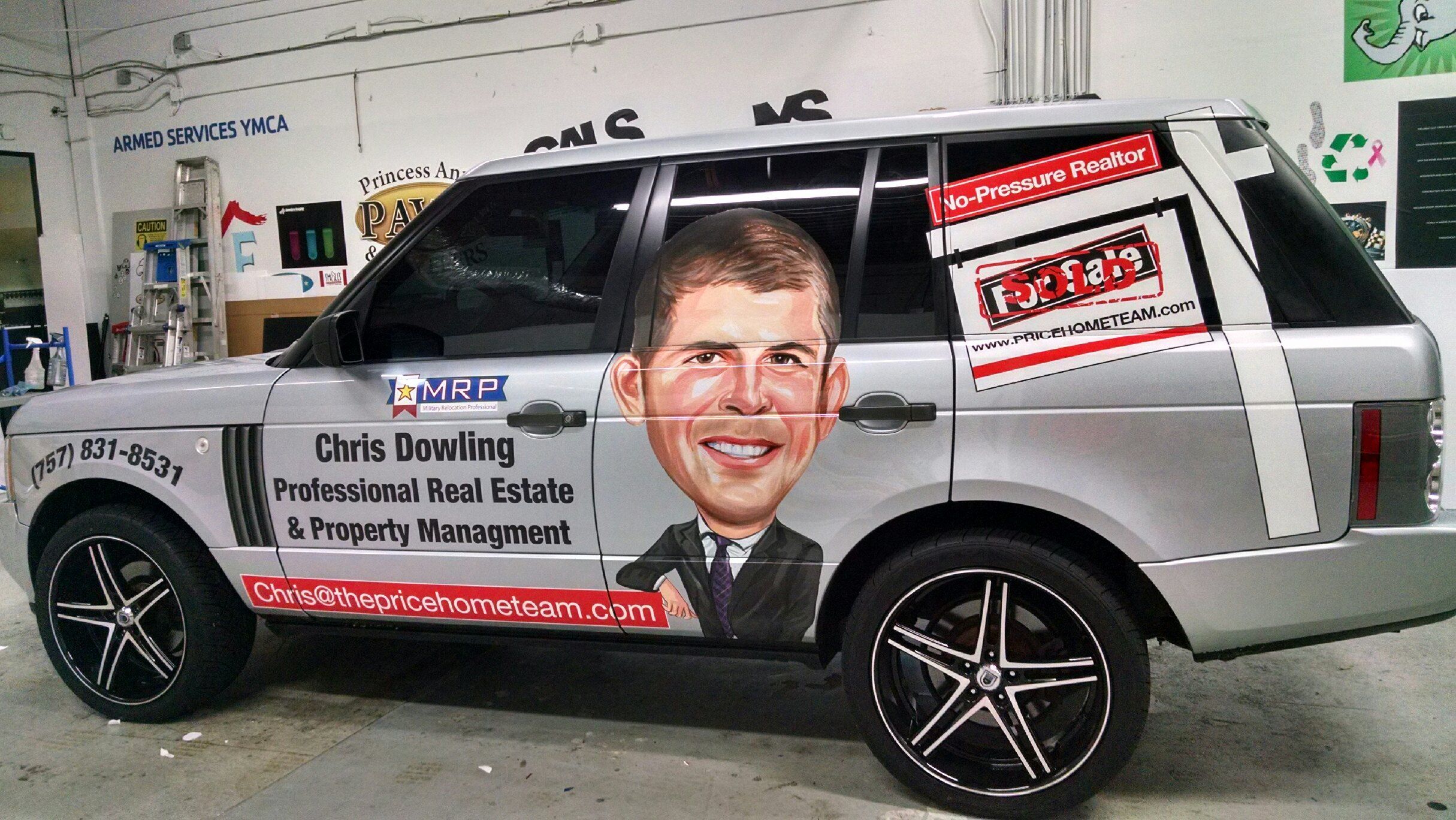 wrap a car with your real estate branding