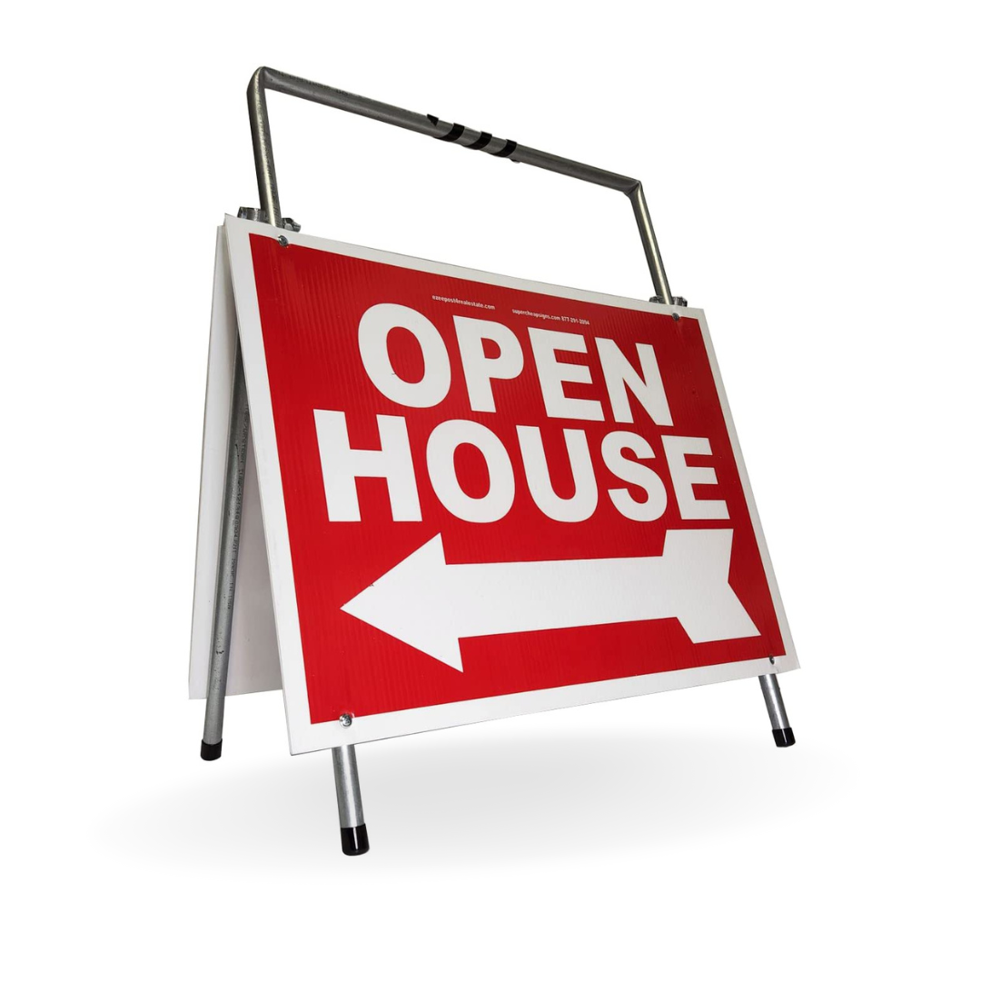 A Frame Open House Sign