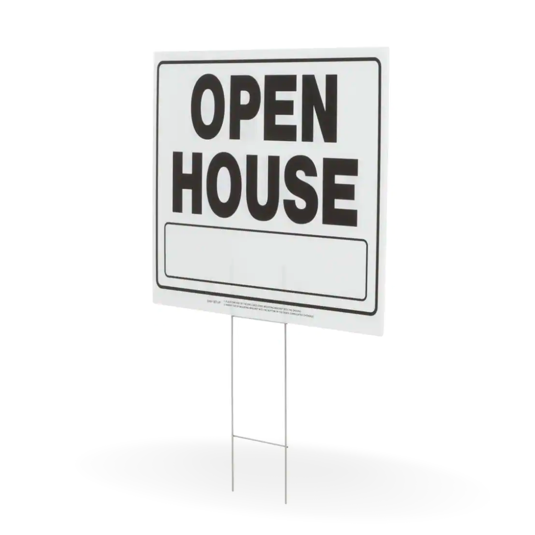 H Stake Open House Sign