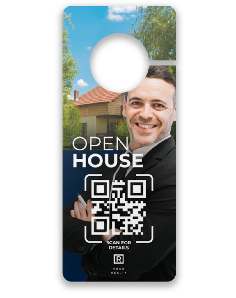 free real estate door hanger template idea